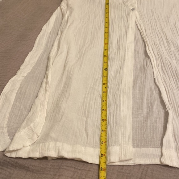 DL1961 Fire Island white shirt dress. Size S - Picture 14 of 15